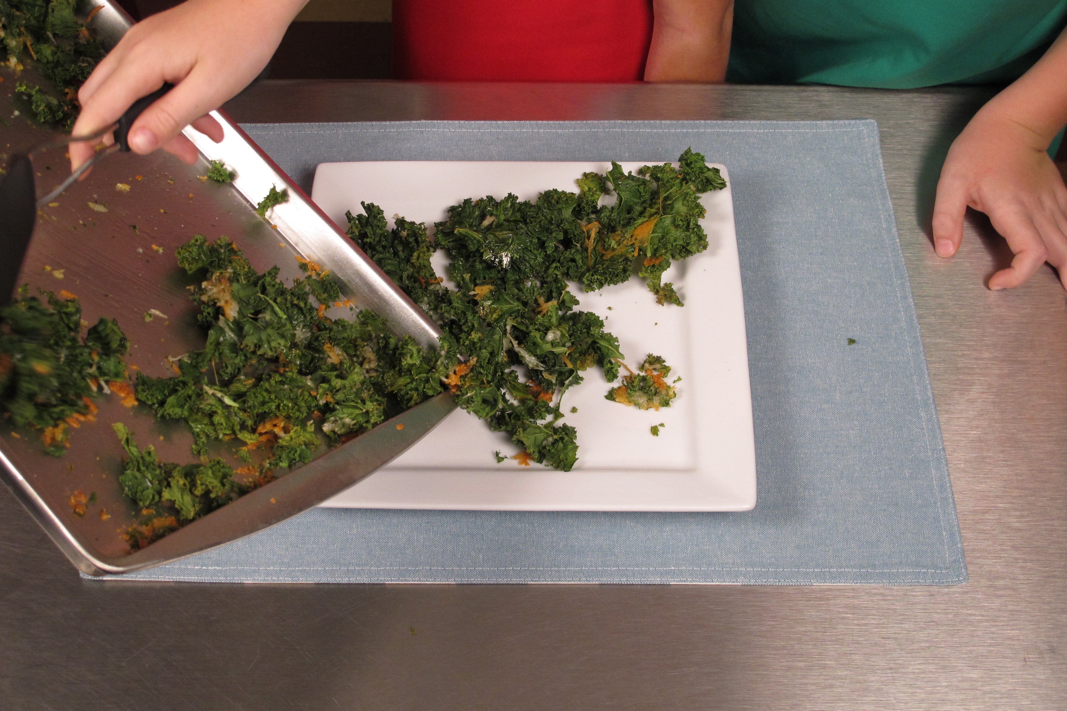 (continued) Bake at 400°F for 10–15 minutes or until kale is crisp and edges are brown but not burned.